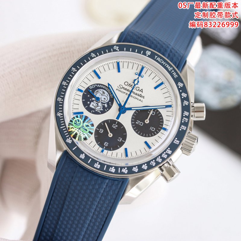 Omega Speedmaster Snoopy 50th Anniversary Chronograph Watch view