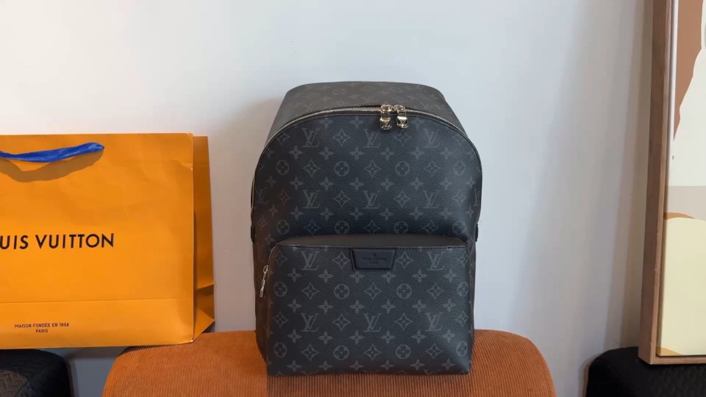 Louis Vuitton Monogram Canvas Backpack Black