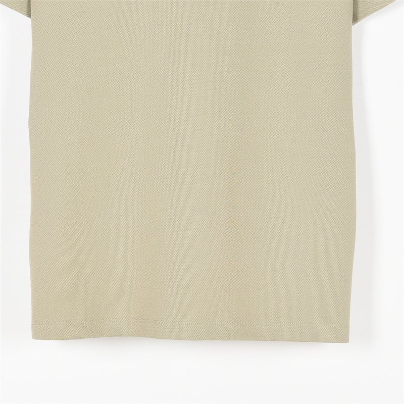 Beige Checkered Collar Polo Shirt view