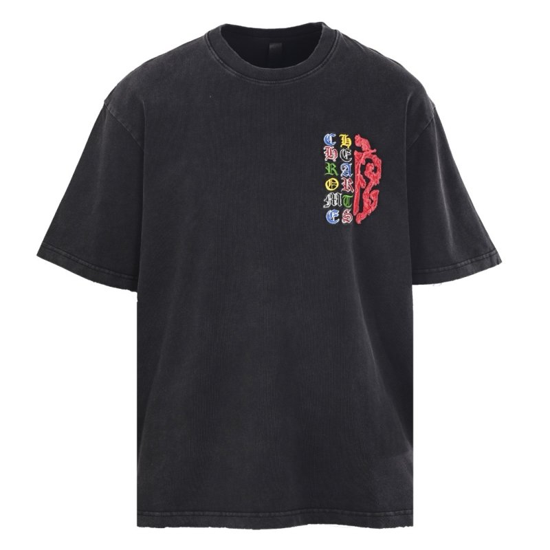 Chrome Hearts Black Multicolor Logo T-Shirt view