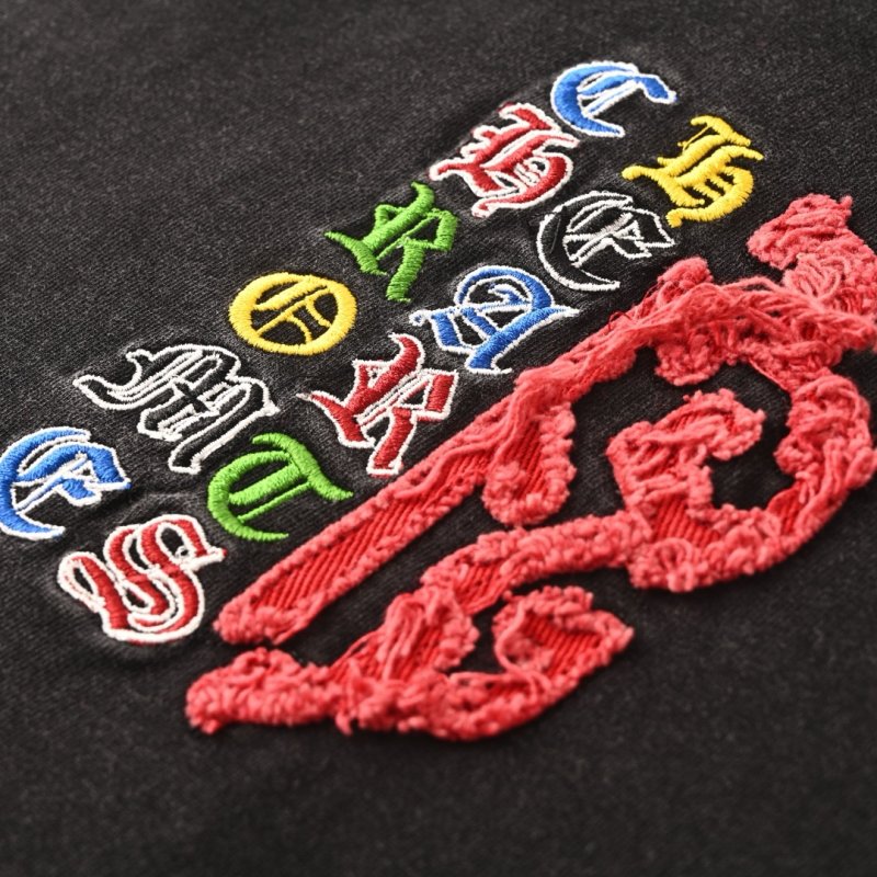 Chrome Hearts Black Multicolor Logo T-Shirt view
