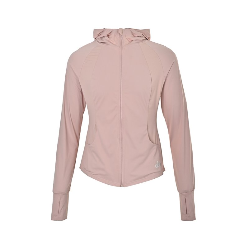 Alo Pink Zip-Up Sunprotection Jacket view