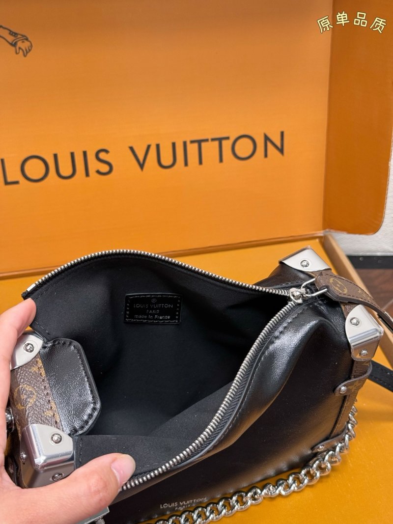 Louis Vuitton Side Trunk Shoulder Bag Black & Brown view