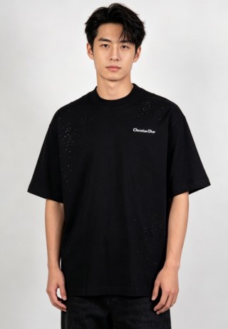 Christian Dior Black Oversized Logo T-Shirt view 2