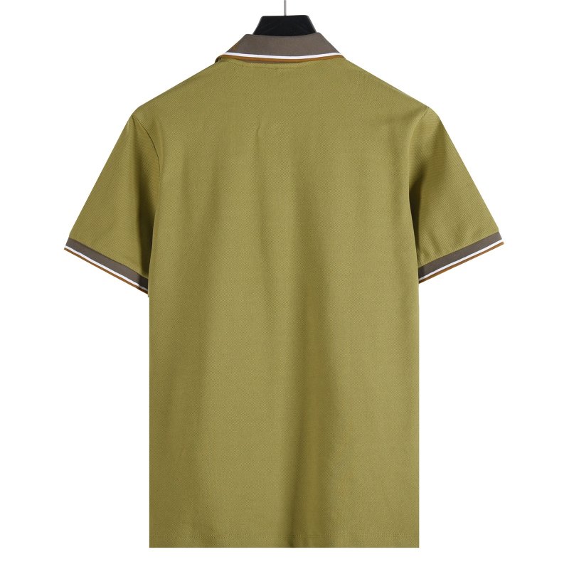 Burberry 25SS Collar Stripe Logo Short Sleeve Polo White view