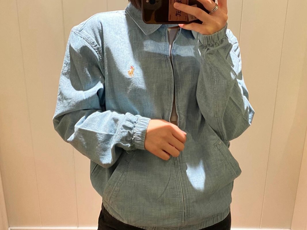 Ralph Lauren Light Blue Denim Shirt Jacket view