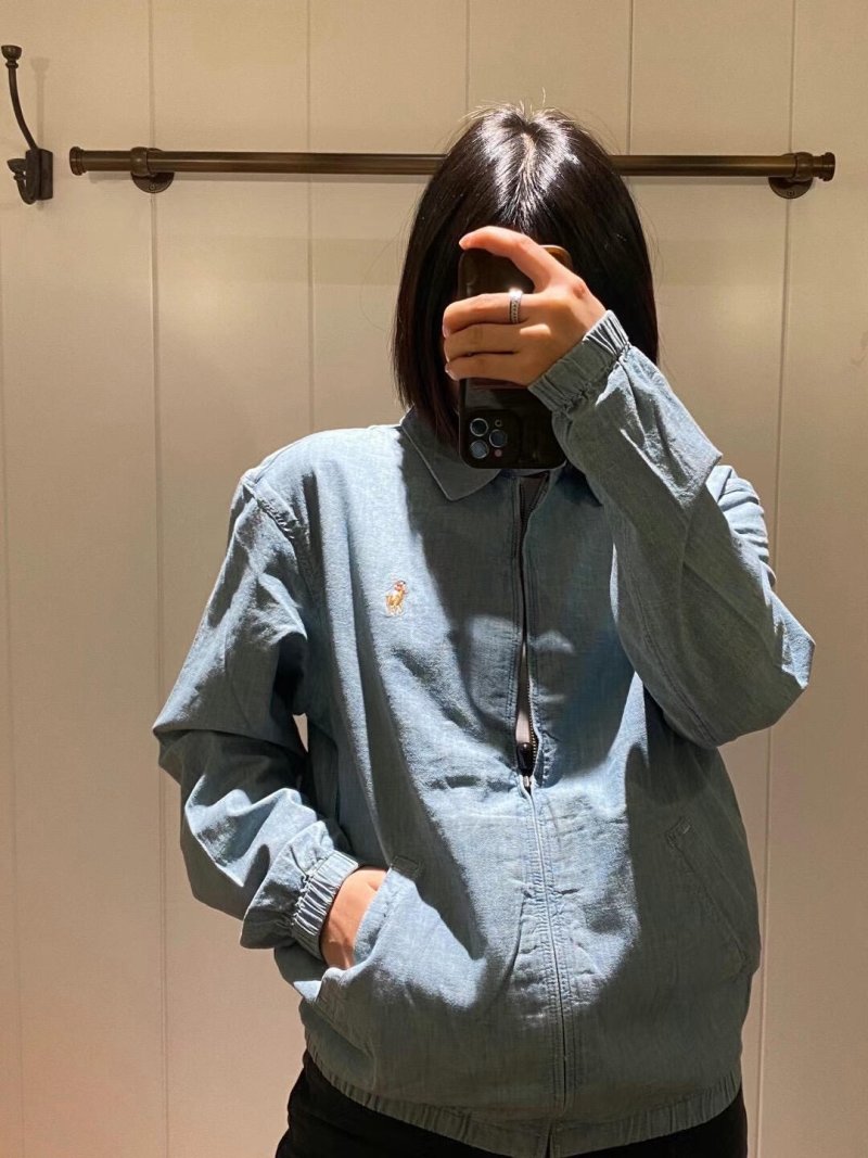 Ralph Lauren Light Blue Denim Shirt Jacket view