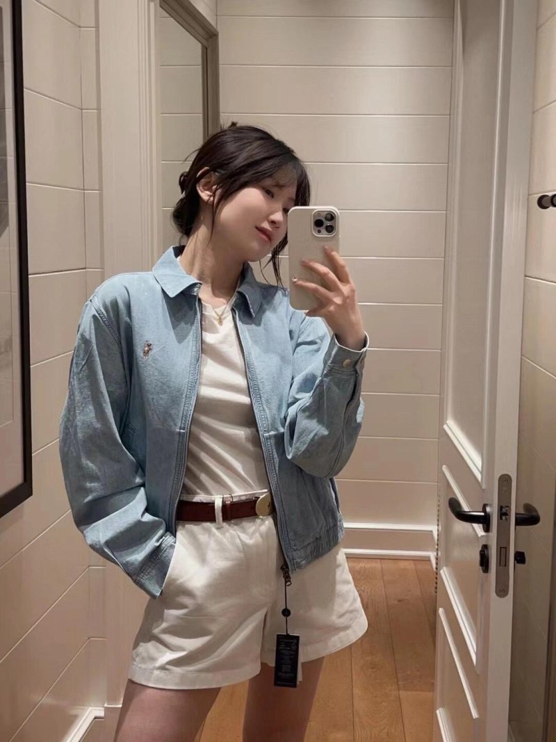 Ralph Lauren Light Blue Denim Shirt Jacket view
