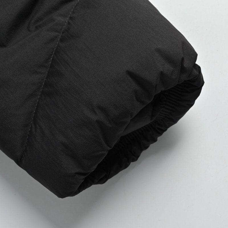 Black Puffer Down Jacket Women view