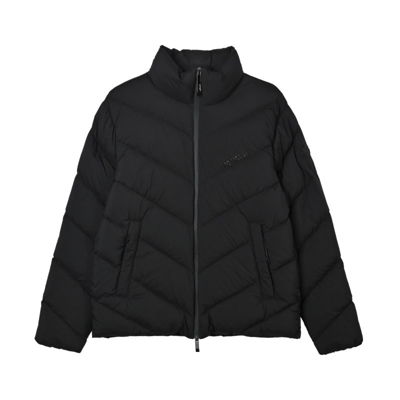 Black Puffer Down Jacket Women view