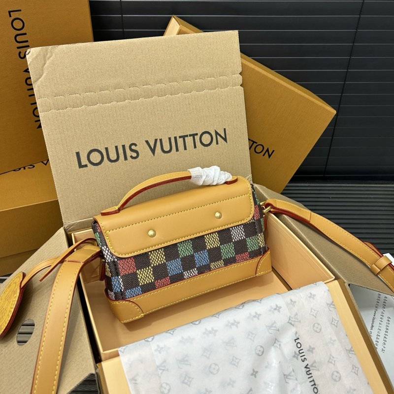 Louis Vuitton Steamer East West Damier Azur Crossbody Bag view
