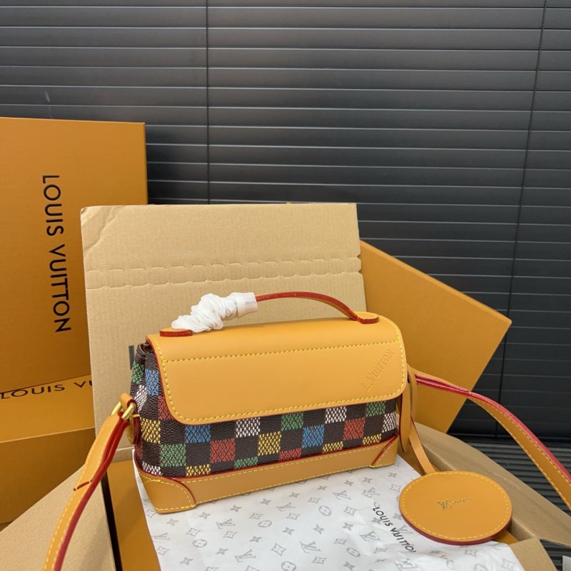 Louis Vuitton Steamer East West Damier Azur Crossbody Bag view