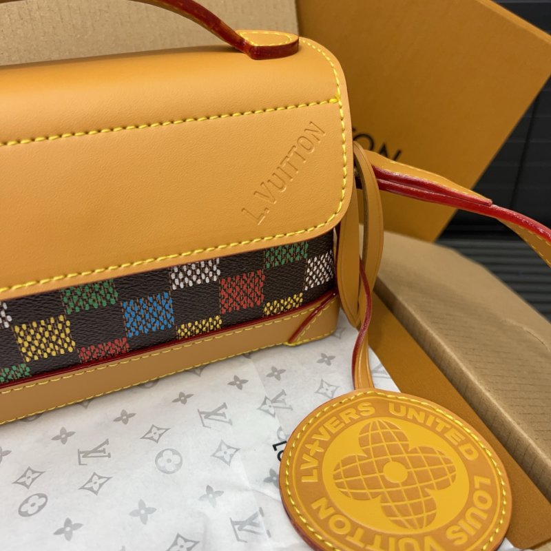 Louis Vuitton Steamer East West Damier Azur Crossbody Bag view