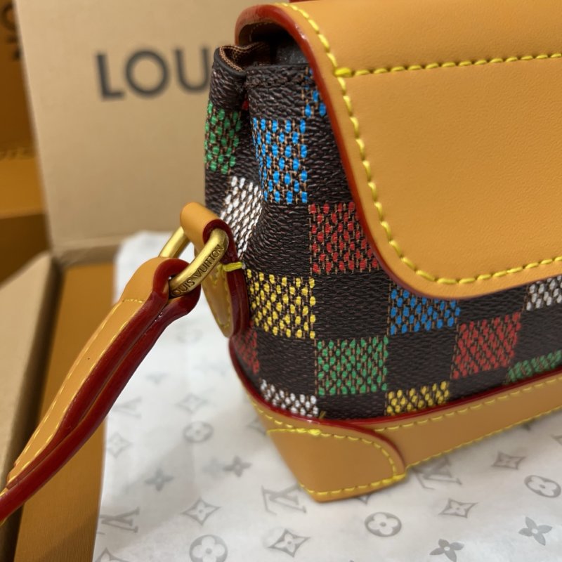 Louis Vuitton Steamer East West Damier Azur Crossbody Bag view