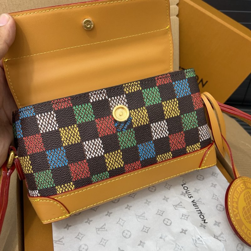Louis Vuitton Steamer East West Damier Azur Crossbody Bag view