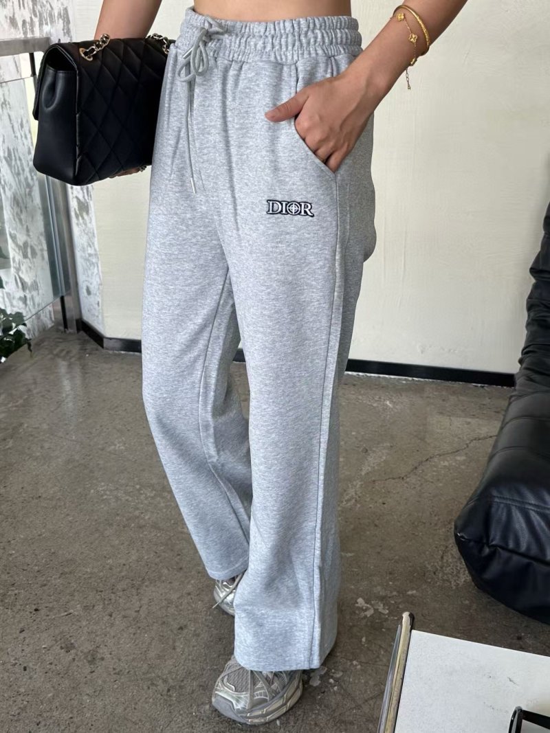 Dior Grey Logo Sweatpants