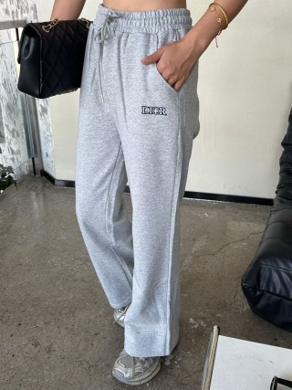 Dior Grey Logo Sweatpants