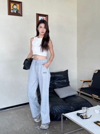 Dior Grey Logo Sweatpants view 2