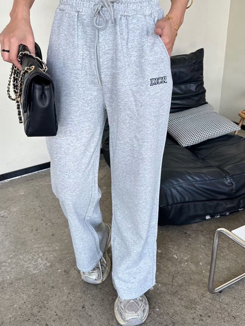 Dior Grey Logo Sweatpants view