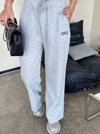Dior Grey Logo Sweatpants view 3