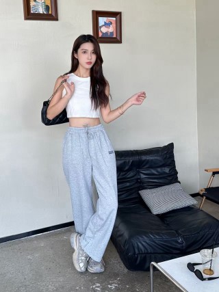 Dior Grey Logo Sweatpants view 5