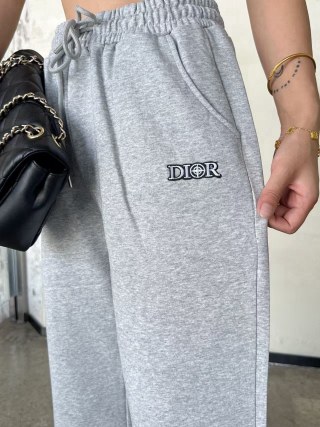 Dior Grey Logo Sweatpants view 6