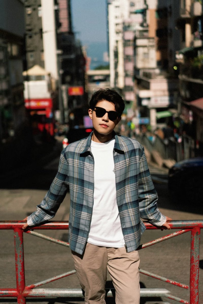 Blue Plaid Flannel Overshirt view
