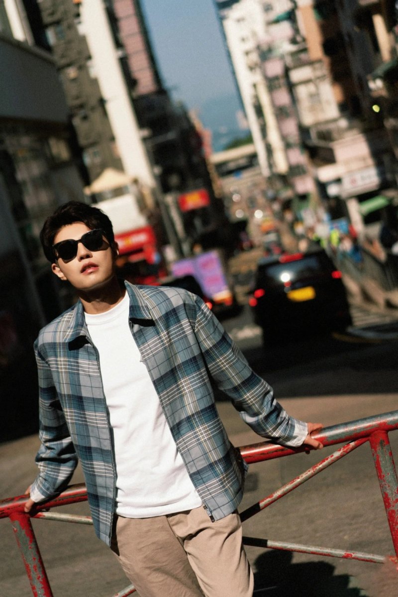 Blue Plaid Flannel Overshirt view