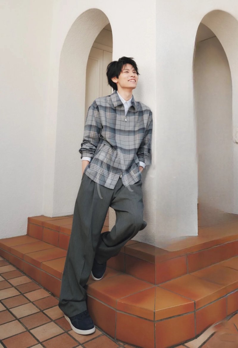 Blue Plaid Flannel Overshirt view