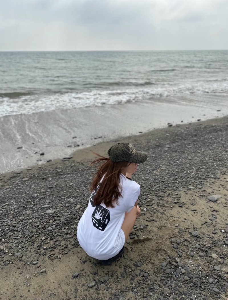 White Dice Graphic Short Sleeve T-Shirt view