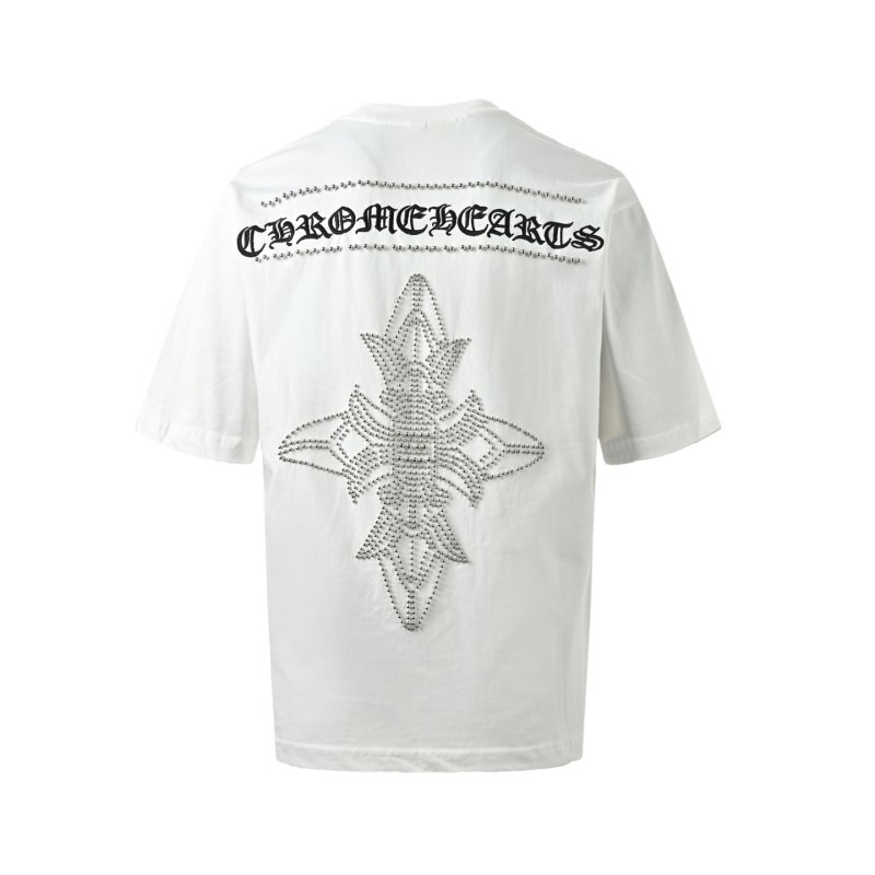 White Graphic Print Short Sleeve T-Shirt view