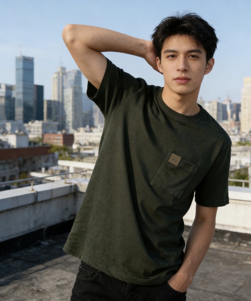Carhartt Pocket T-Shirt Olive Green view