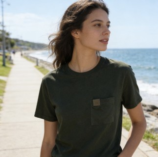 Carhartt Pocket T-Shirt Olive Green view 7