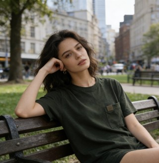 Carhartt Pocket T-Shirt Olive Green view 9