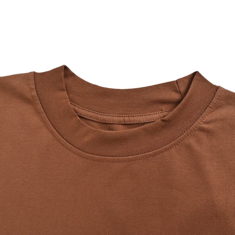 Essentials Women's Camel Oversized Pocket T-Shirt view