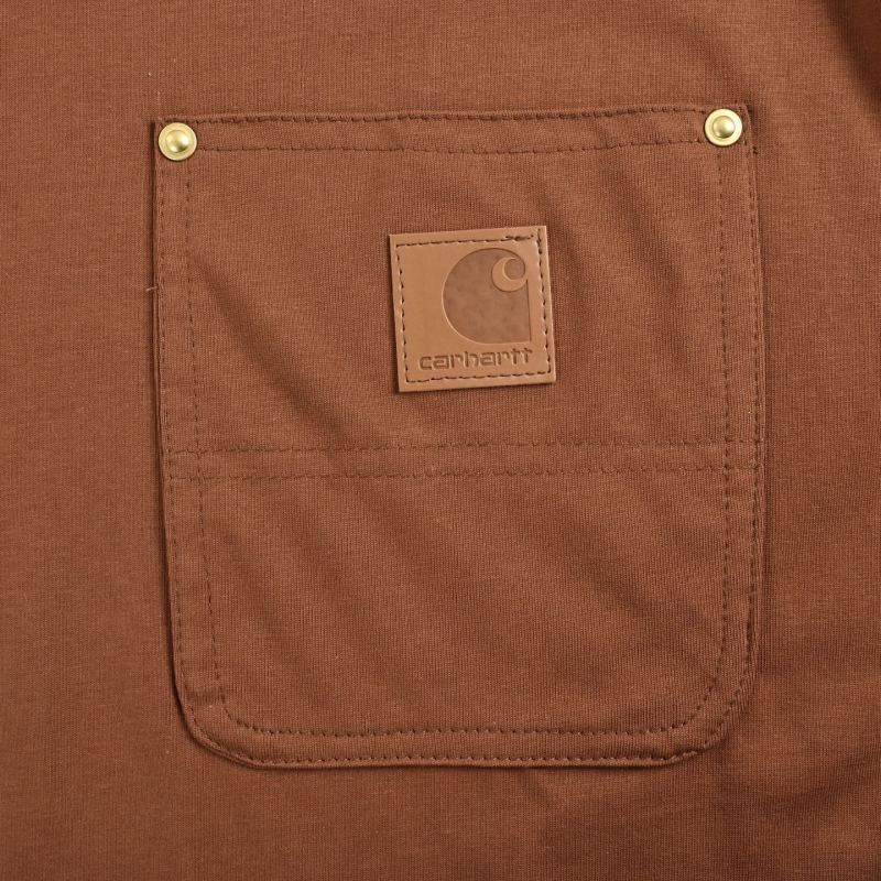 Essentials Women's Camel Oversized Pocket T-Shirt view