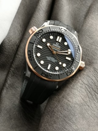 Omega Seamaster 210.62.44.20.01.001 Black Dial Watch