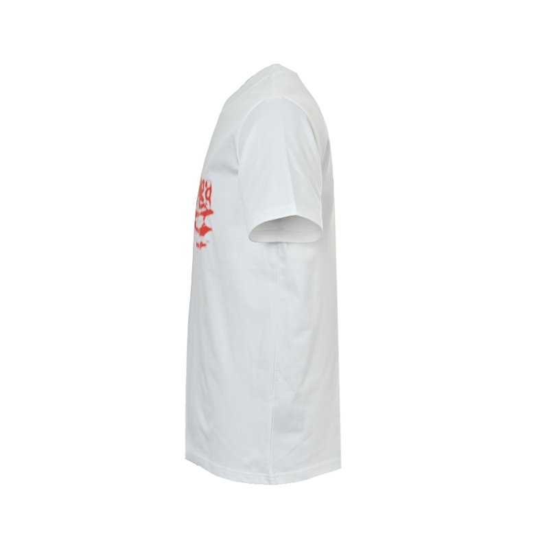 Balenciaga Distressed Logo White T-Shirt view