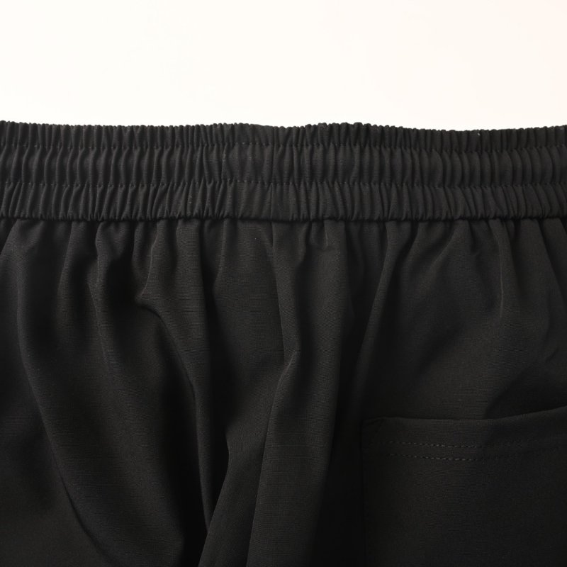 Adidas Black Track Pants with White Side Stripes view