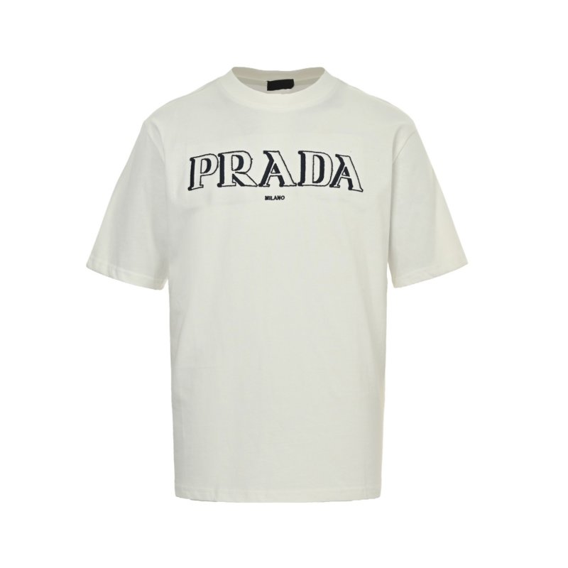 Prada Sport Logo Cream T-Shirt view