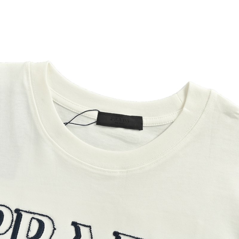 Prada Sport Logo Cream T-Shirt view