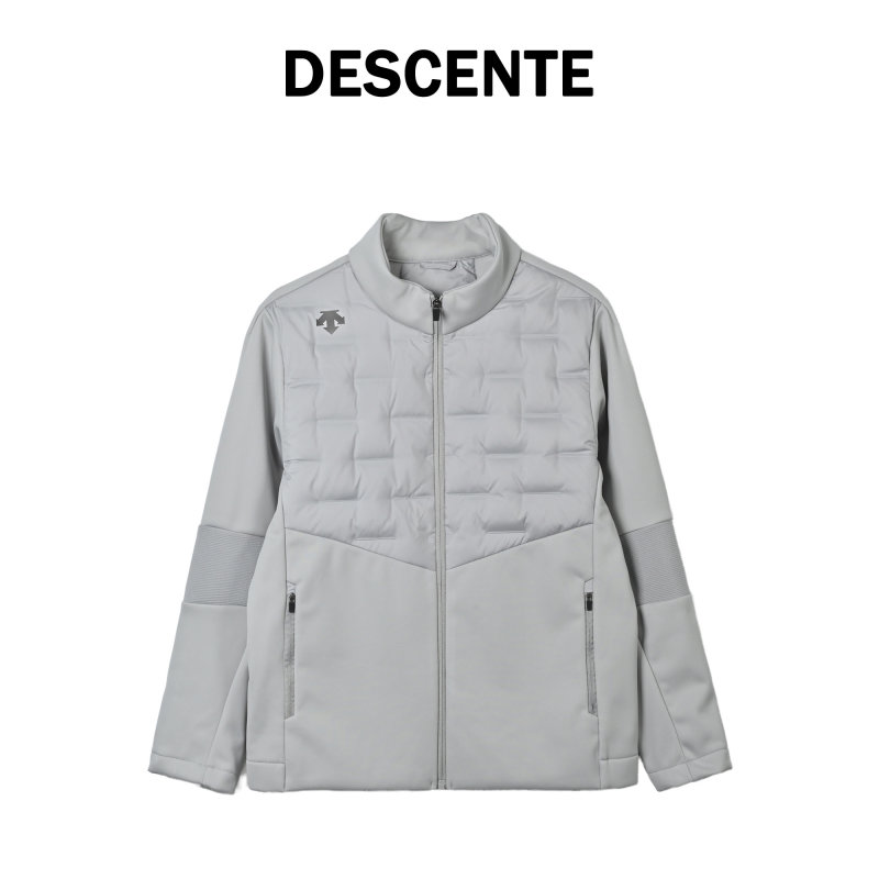 Descente Quilted Puffer Down Jacket – Grey