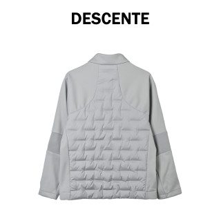 Descente Quilted Puffer Down Jacket – Grey view 2