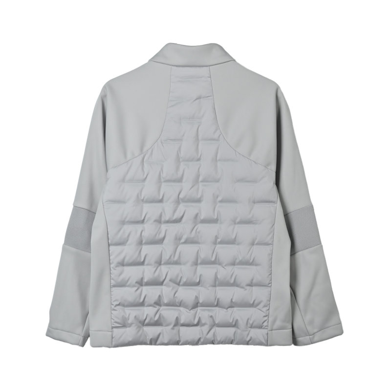 Descente Quilted Puffer Down Jacket – Grey view