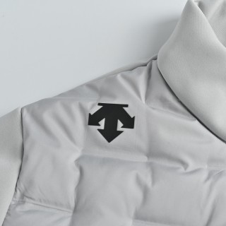 Descente Quilted Puffer Down Jacket – Grey view 7