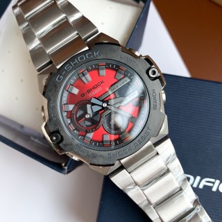 Casio G-Shock GST-B400 Steel Red Chronograph Watch view 4