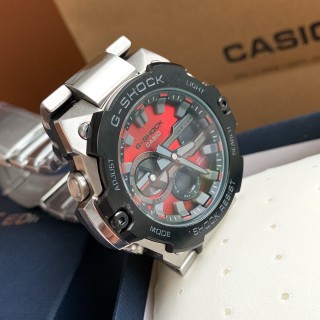 Casio G-Shock GST-B400 Steel Red Chronograph Watch view 5