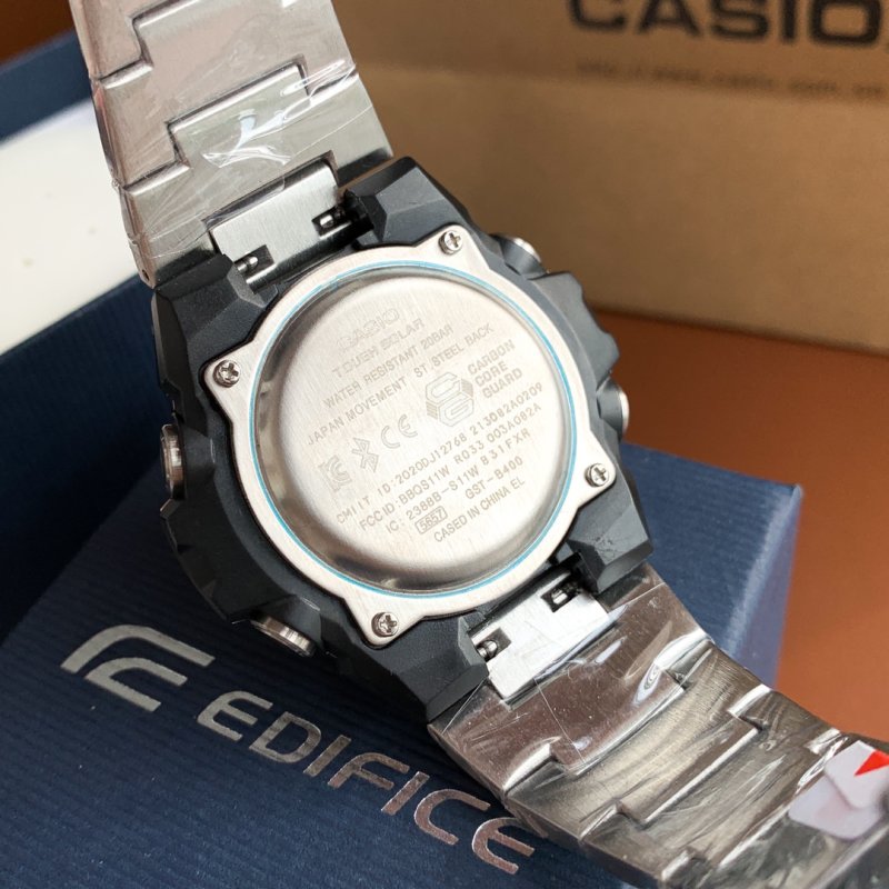 Casio G-Shock GST-B400 Steel Red Chronograph Watch view