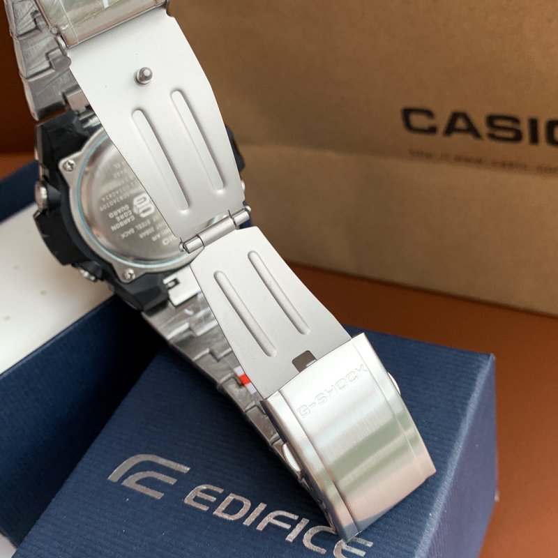 Casio G-Shock GST-B400 Steel Red Chronograph Watch view