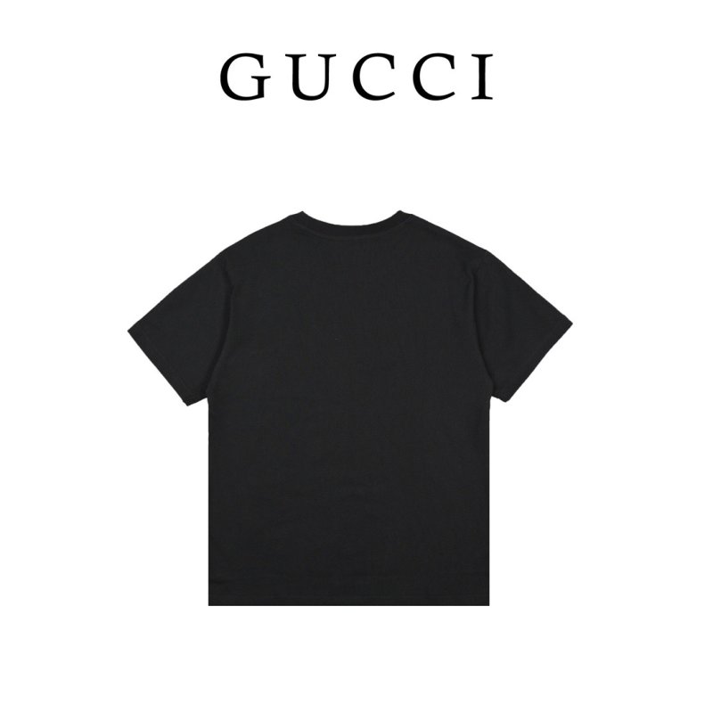 Black Oversized Graphic Logo T-Shirt Red Print view